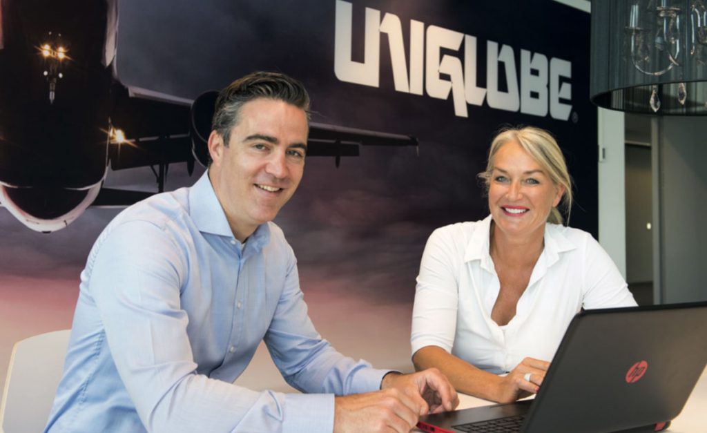 Rob Jansen en Anita van Maanen geven al meer dan 10 jaar leiding aan UNIGLOBE Alliance Travel. Sinds kort vanuit een gloednieuw pand in Rotterdam.