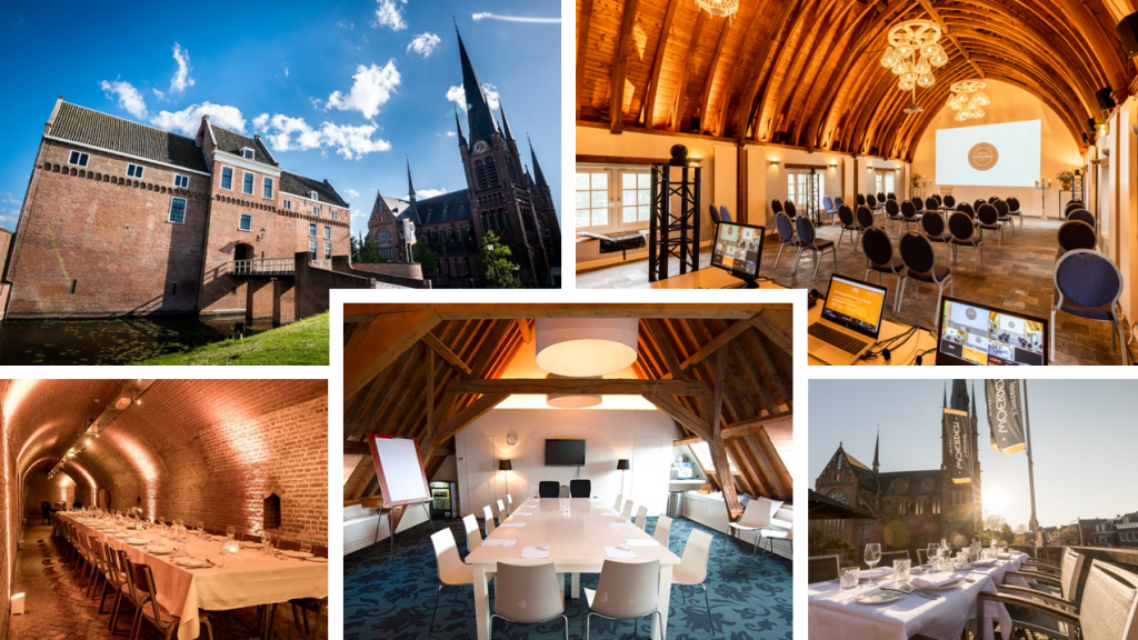 Kasteel Woerden is een monumentale locatie waar meetings en events met een ware WOW beleving georganiseerd kunnen worden. - Meetings en events in een kasteel