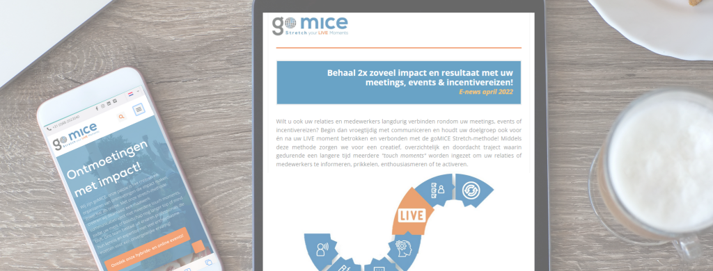 E-news: Behaal 2x zoveel impact en resultaat met uw meetings, events & incentivereizen!