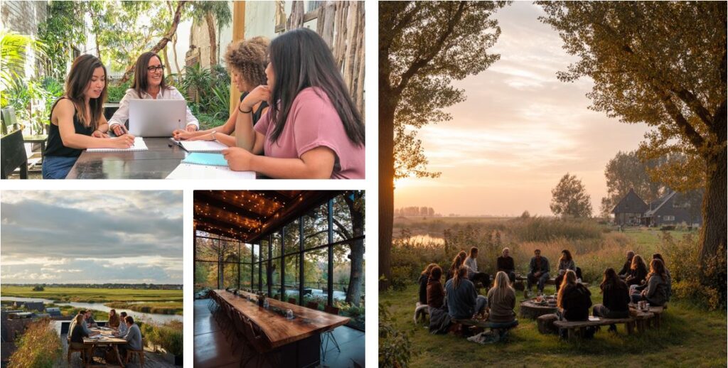 Buiten vergaderen? Met deze 5 tips haal je meer uit je meeting dan frisse lucht