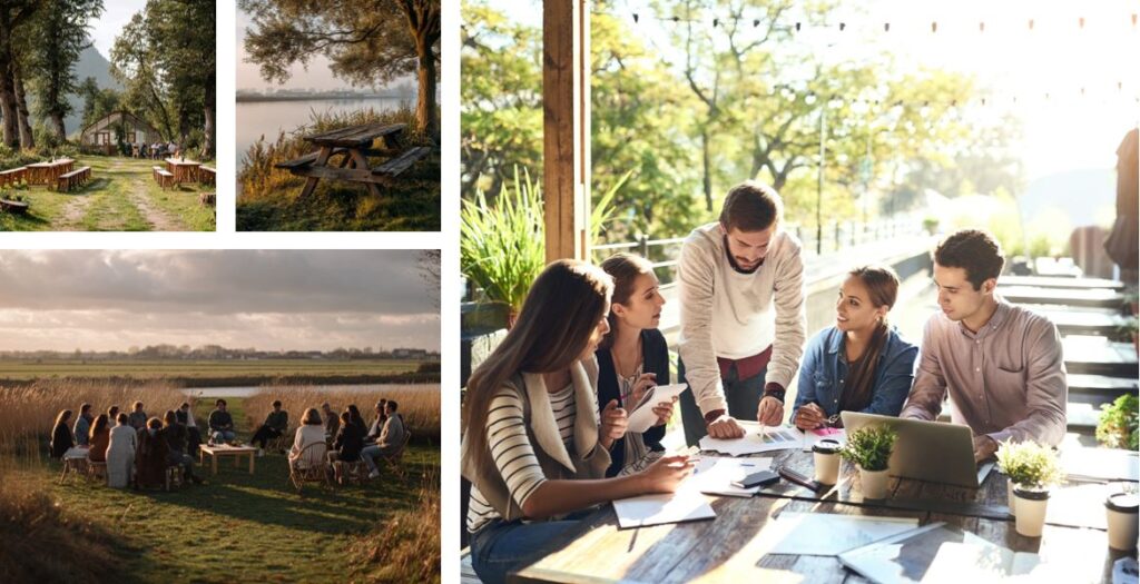 Buiten vergaderen? Met deze 5 tips haal je meer uit je meeting dan frisse lucht 